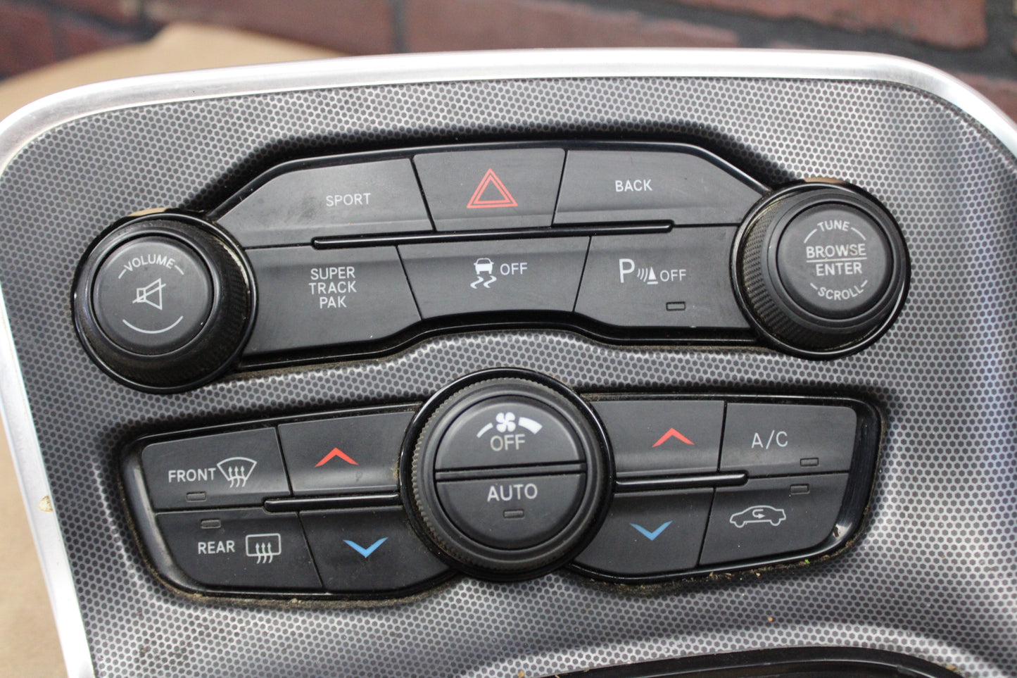 2016 DODGE CHALLENGER TEMPERATURE HVAC CLIMATE CONTROL 68184927AB