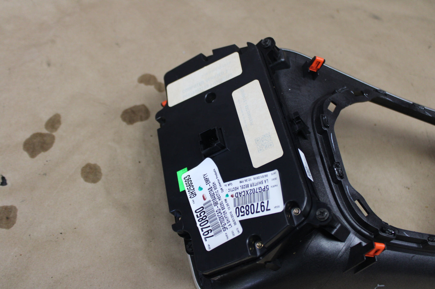 2016 DODGE CHALLENGER TEMPERATURE HVAC CLIMATE CONTROL 68184927AB