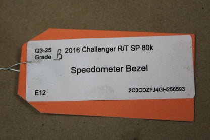 2015-2018 Dodge Challenger OEM Speedometer Instrument Cluster Trim Bezel