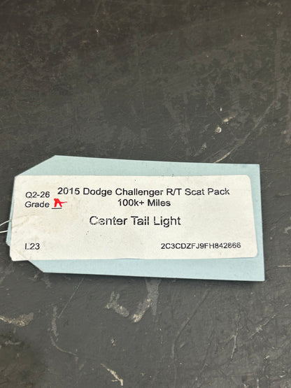 2015-2023 Dodge Challenger Center Tail light Backup Lamp 68195784AE *TESTED OEM