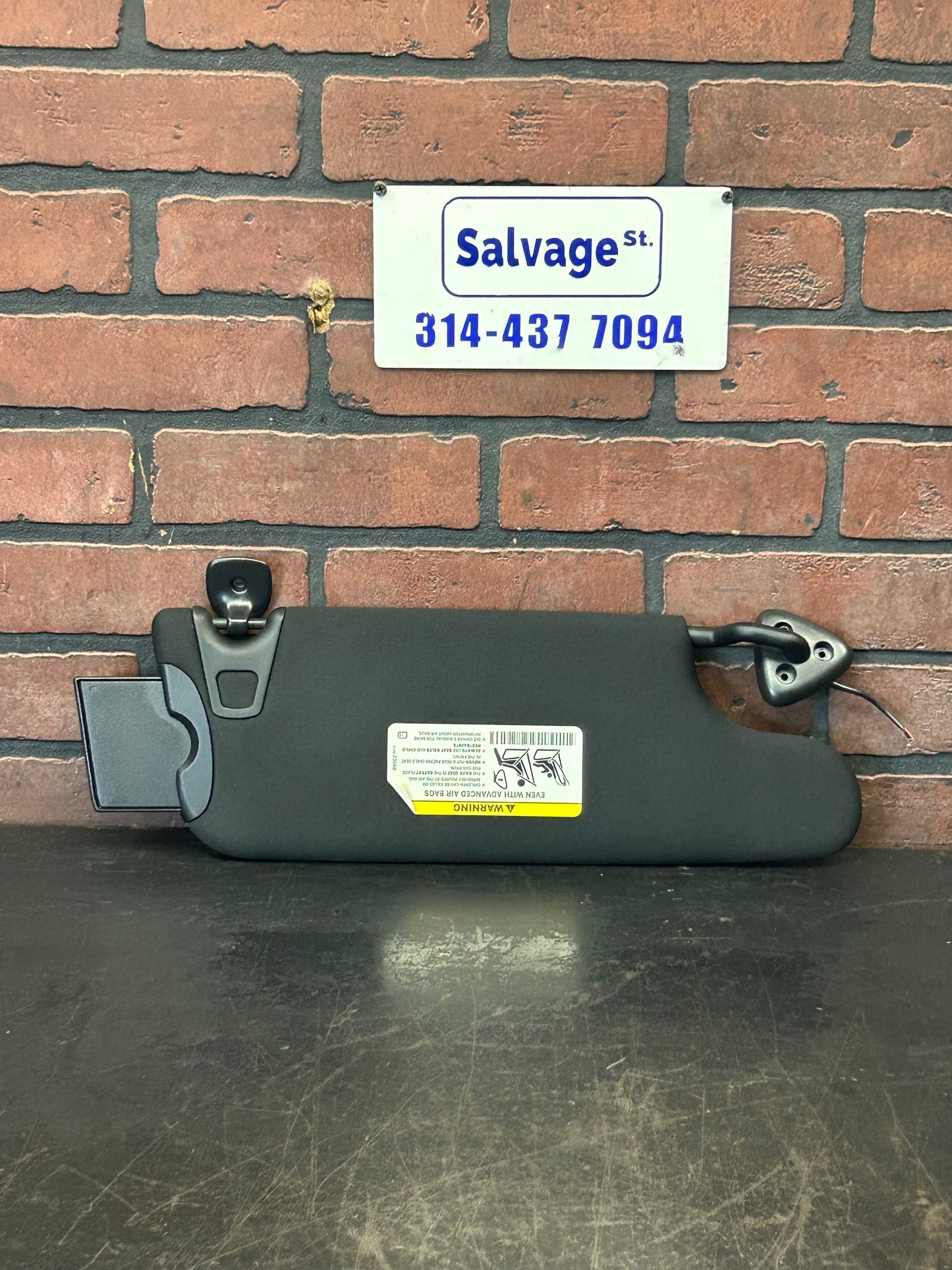 2008-2016 Dodge Challenger Driver Left & Passenger Right Sun Visor Set Pair OEM