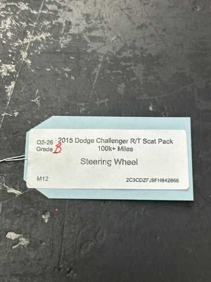 2015-2023 Dodge Charger Challenger R/T Scat Pack OEM Steering Wheel Assembly