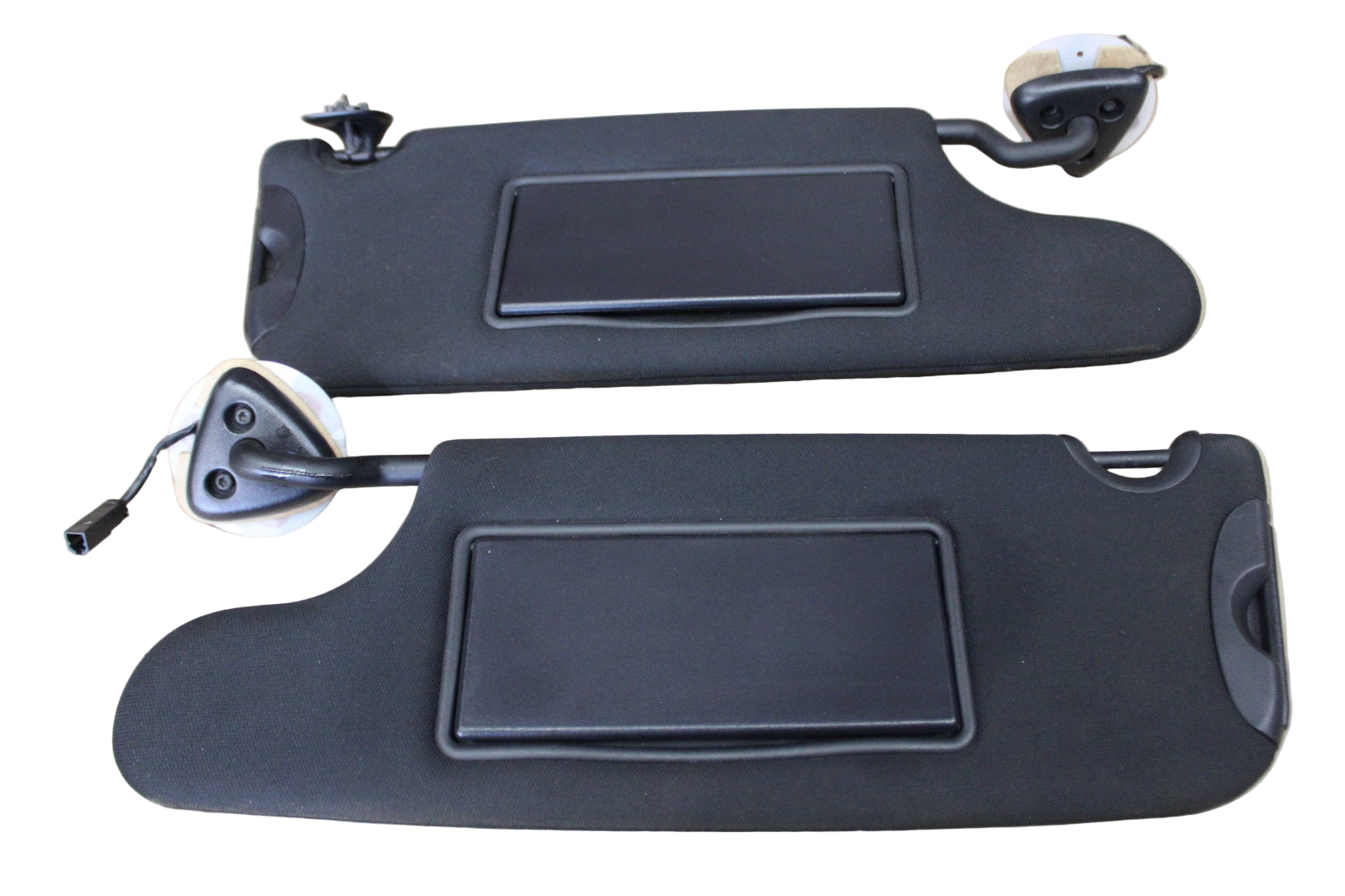 15-23 DODGE CHALLENGER RIGHT & LEFT SIDE BLACK SUN VISOR SUNVISOR 55361230AB OEM