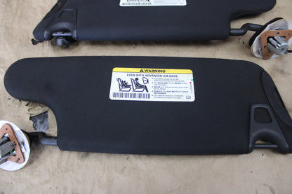 15-23 DODGE CHALLENGER RIGHT & LEFT SIDE BLACK SUN VISOR SUNVISOR 55361230AB OEM