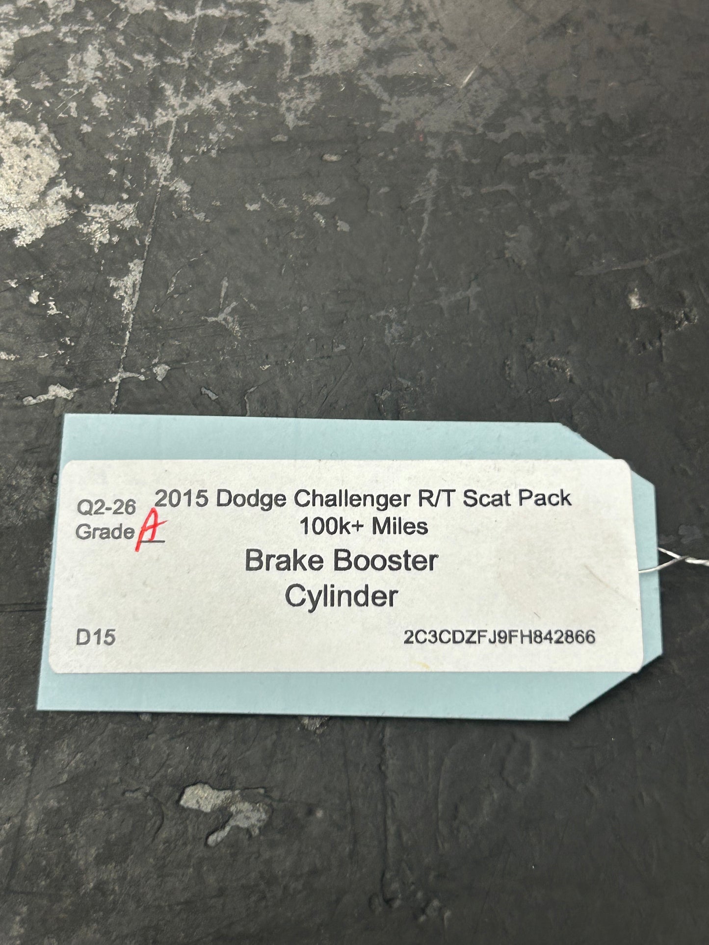 11-23 CHARGER CHALLENGER 300 POWER BRAKE BOOSTER MASTER CYLINDER OEM 04581644AF
