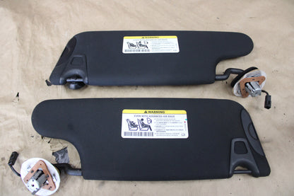 15-23 DODGE CHALLENGER RIGHT & LEFT SIDE BLACK SUN VISOR SUNVISOR 55361230AB OEM