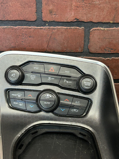 2015-2016 Challenger Scat Pack HVAC Climate Control Cupholder Bezel 68184927AB
