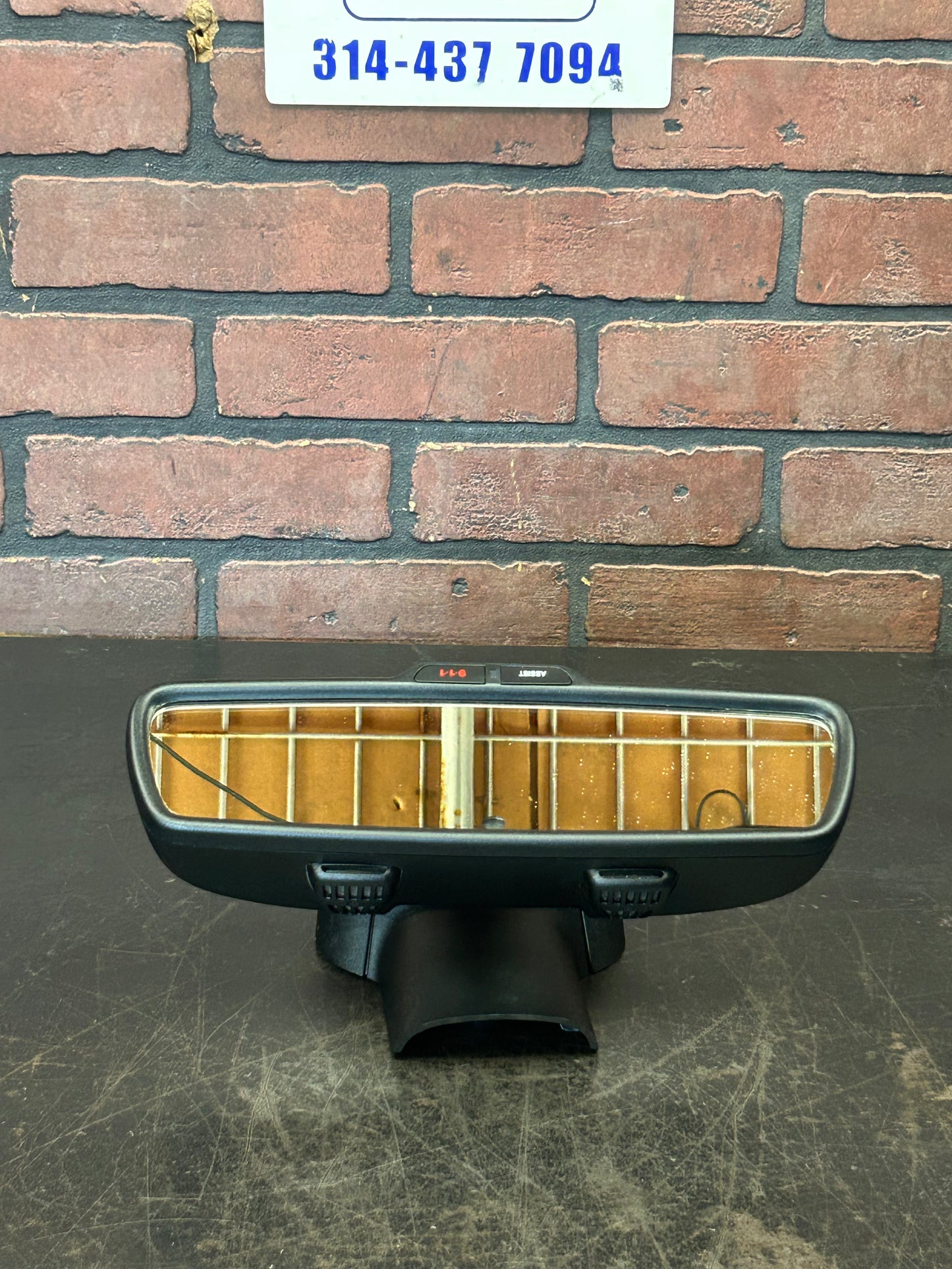 2015-2016 Mopar Dodge Challenger Inside Rear View Mirror 68275506AA Black OEM