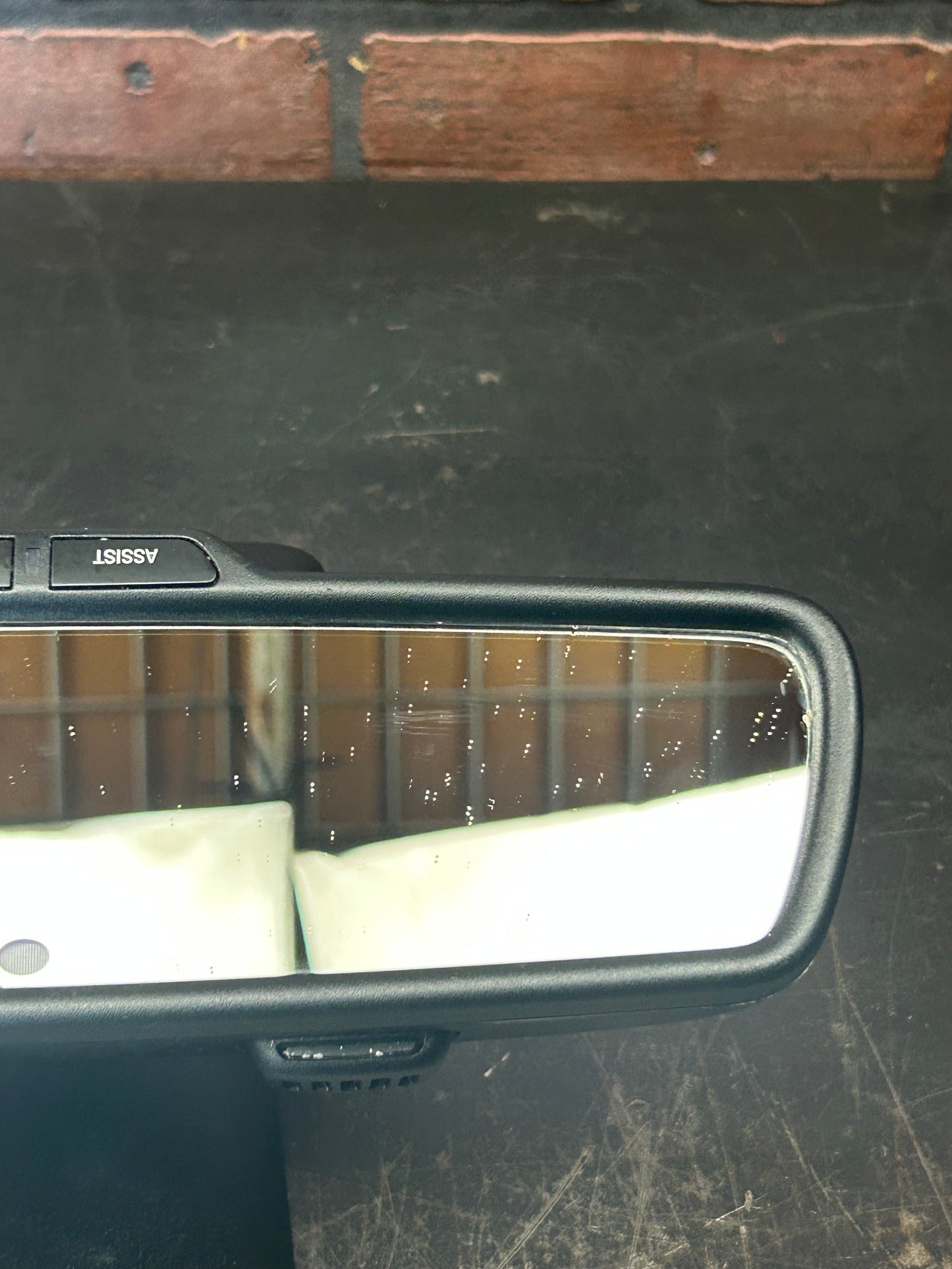 2015-2016 Mopar Dodge Challenger Inside Rear View Mirror 68275506AA Black OEM