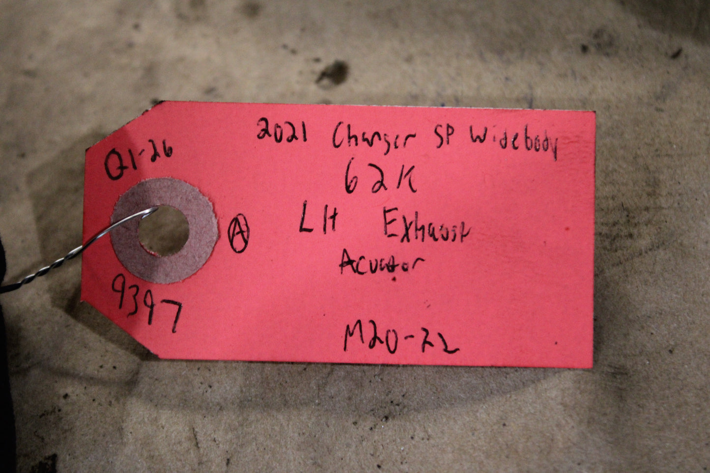 2015-2023 DODGE CHARGER OEM DRIVER LH ACTIVE EXHAUST VALVE ACTUATOR 62k