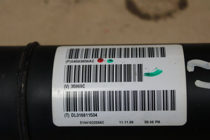 DMG 09-11 Challenger SRT8 Complete Manual Drive Shaft Assembly 04593856AC OEM