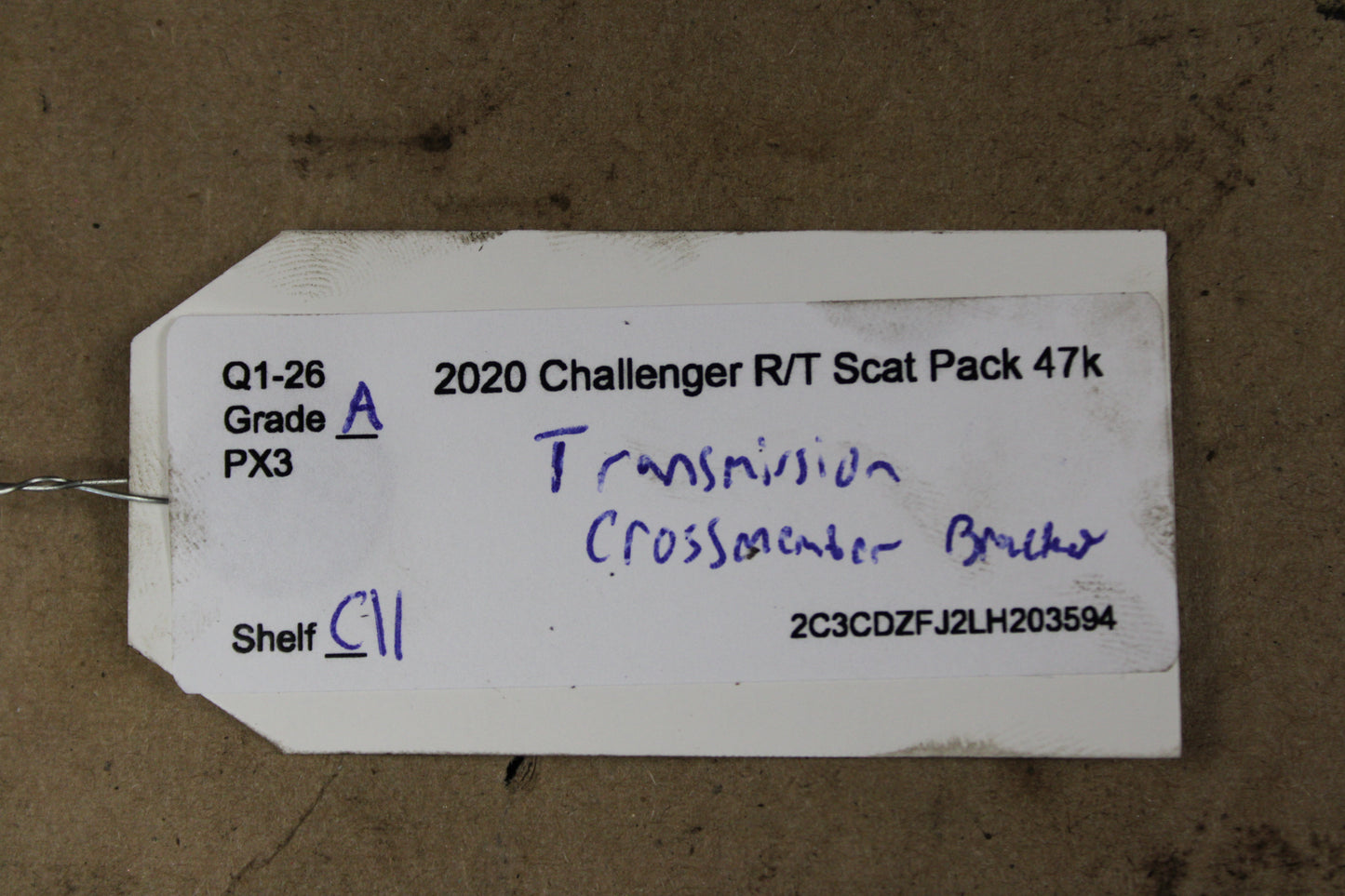 15-23 CHALLENGER CHARGER AUTO TRANSMISSION CROSSMEMBER BRACKET OEM