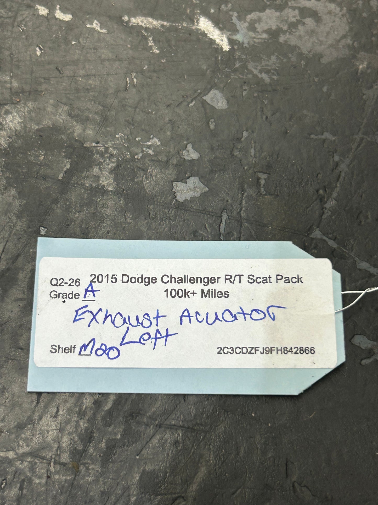 2015-2023 DODGE CHARGER CHALLENGER DRIVER LEFT EXHAUST VALVE ACTUATOR