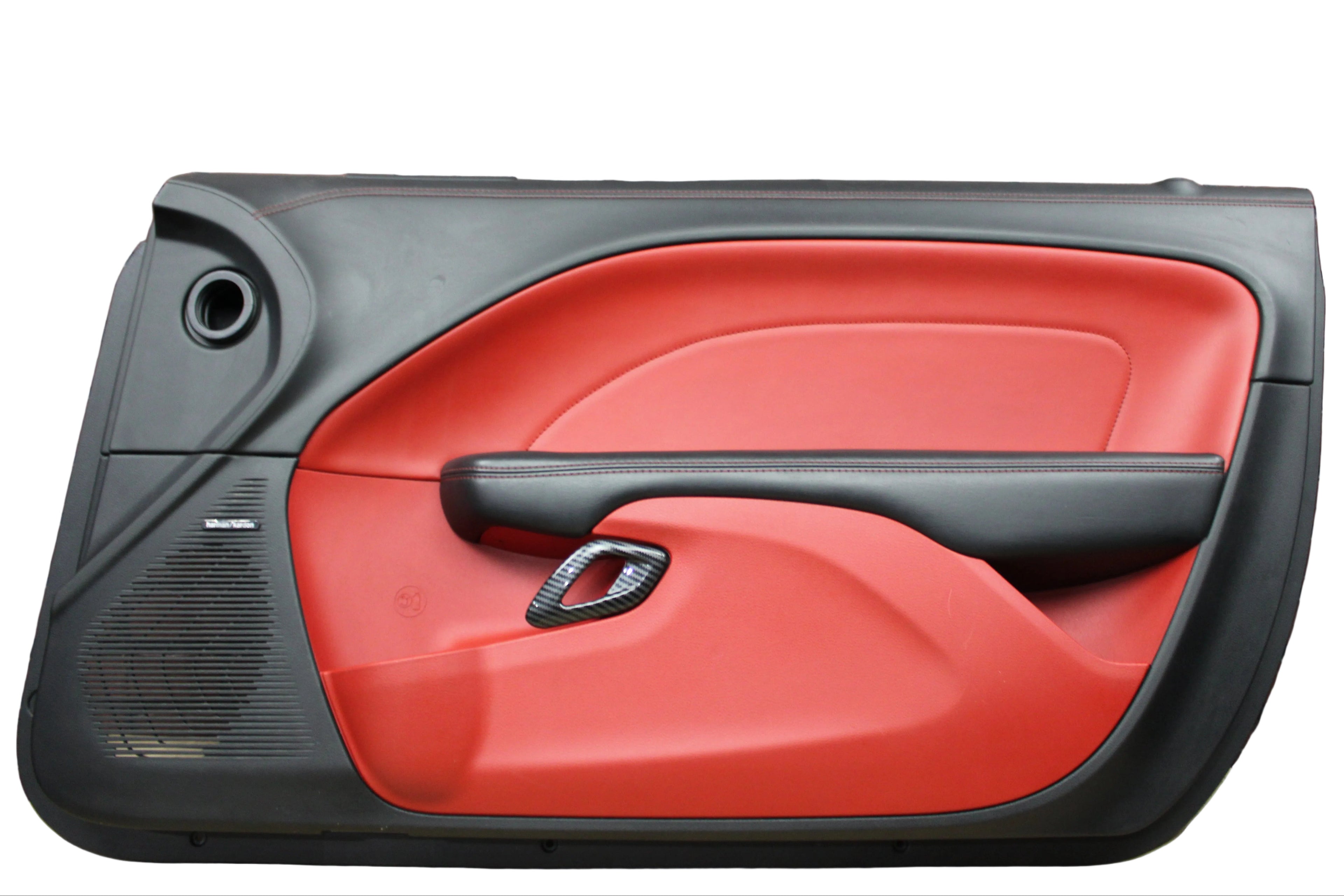 2020 Challenger Scat Pack OEM Red Leather RH Side Passenger Door Panel