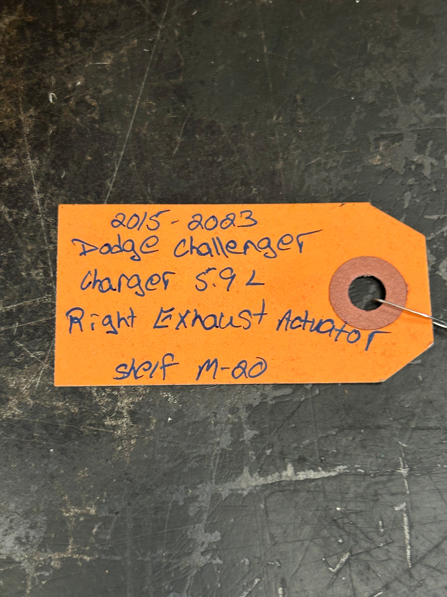 2015-2023 DODGE CHARGER CHALLENGER EXHAUST VALVE ACTUATOR RIGHT SIDE