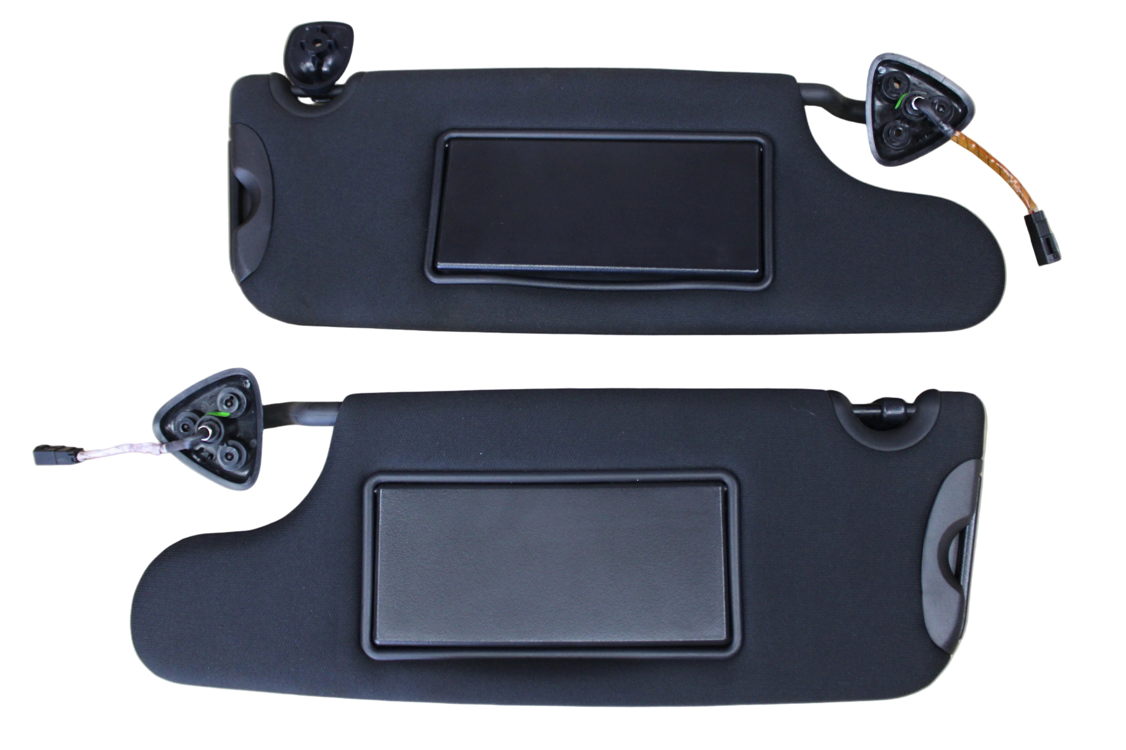 2020-2022 Dodge Challenger Right Left Extendable Sun Visor Pair Set Black OEM