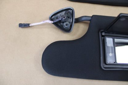 2020-2022 Dodge Challenger Right Left Extendable Sun Visor Pair Set Black OEM