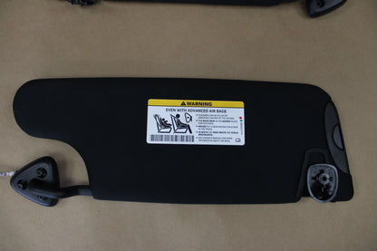 2020-2022 Dodge Challenger Right Left Extendable Sun Visor Pair Set Black OEM