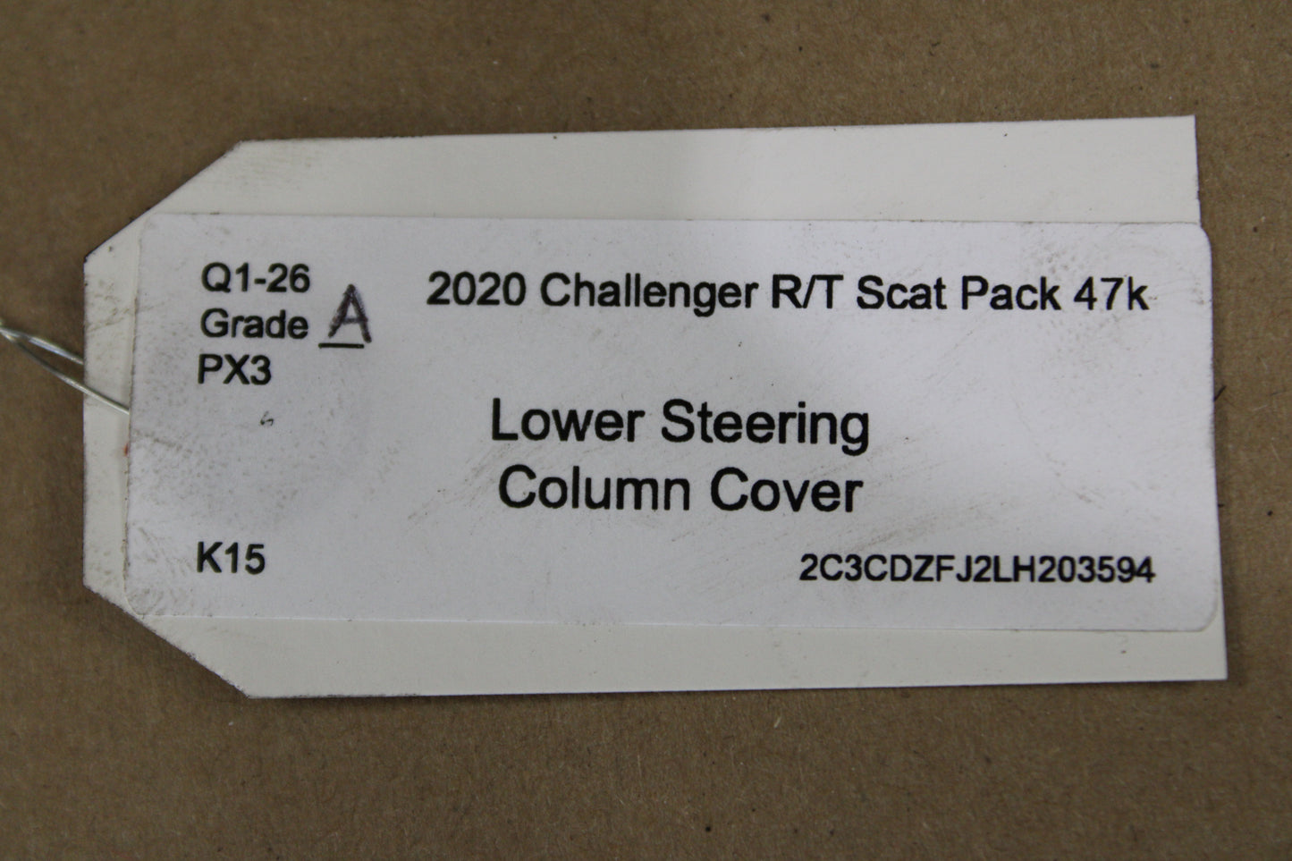 2015-2023 DODGE CHALLENGER STEERING COLUMN LOWER COVER TRIM BEZEL OEM
