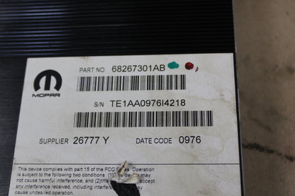 16-23 DODGE CHALLENGER 506 WATT AUDIO RADIO AMP AMPLIFIER OEM 68425658AB
