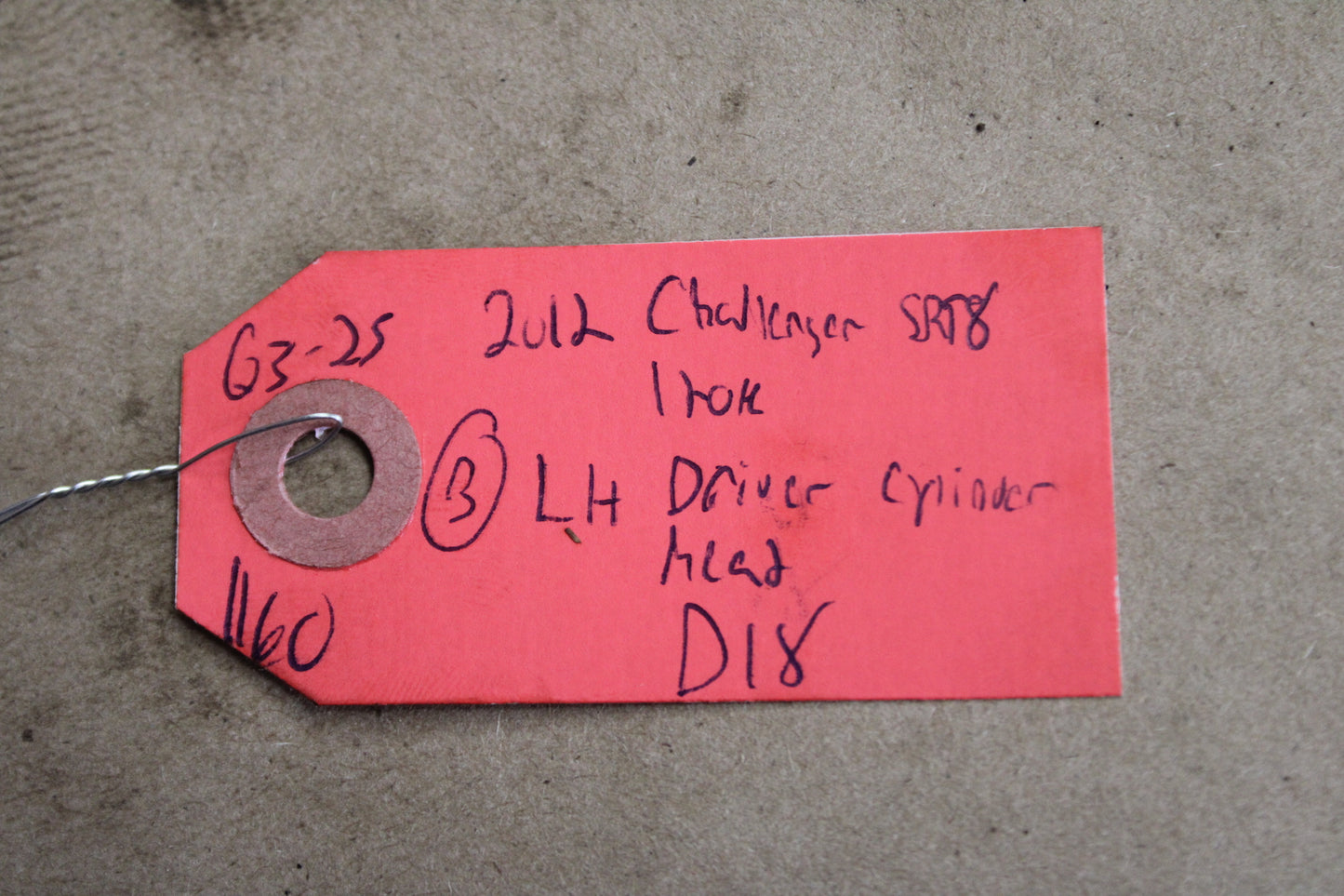 11-26 Dodge Charger Challenger 300 6.4L 392 Hemi SRT8 Left Driver Cylinder Head