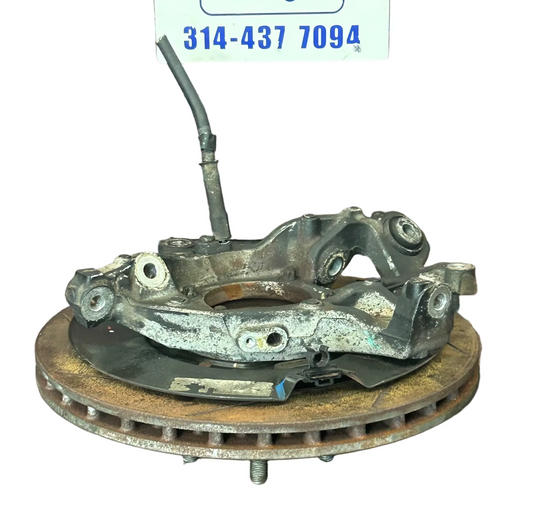 15-23 CHALLENGER CHARGER REAR SUSPENSION LEFT SIDE SPINDLE KNUCKLE HUB ROTOR OEM