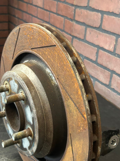 15-23 CHALLENGER CHARGER REAR SUSPENSION LEFT SIDE SPINDLE KNUCKLE HUB ROTOR OEM