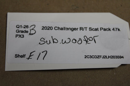 12-23 Challenger SRT Hellcat Harman Kardon Dual Subwoofer Speaker Assembly OEM