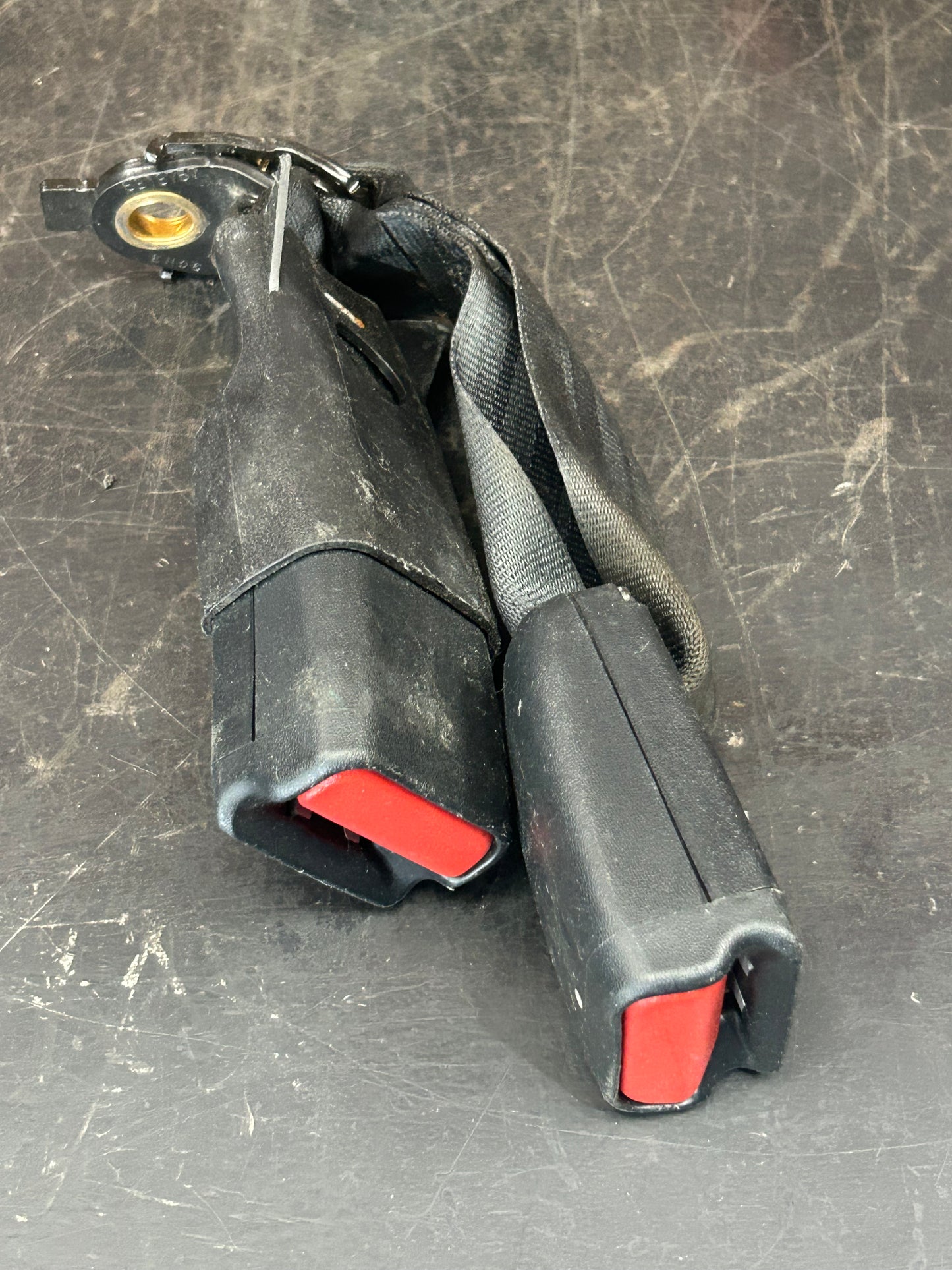 2019-2023 DODGE CHARGER SCAT PACK REAR LEFT RIGHT CENTER SEAT BELT RETRACTOR SET