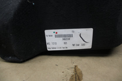 2009 - 2023 DODGE CHALLENGER REAR LEFT TRUNK LUGGAGE TRIM COVER OEM 04662031AF