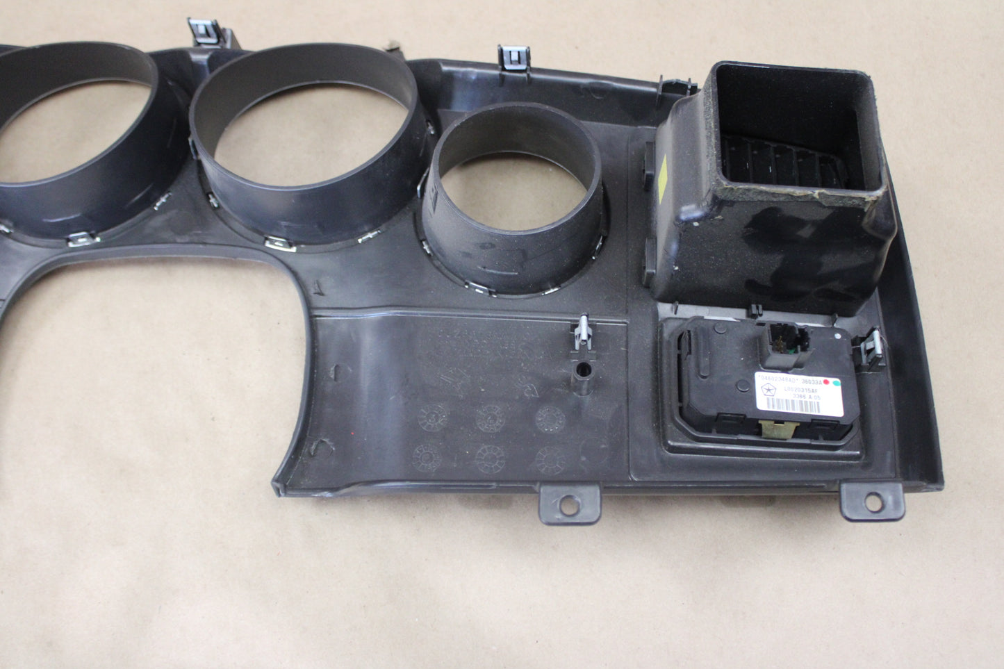 2005-2007 Dodge Charger Magnum SRT8 Instrument Gauge Cluster Light Switch Carbon