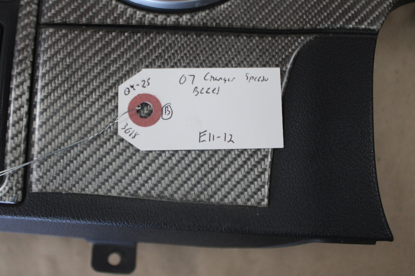 2005-2007 Dodge Charger Magnum SRT8 Instrument Gauge Cluster Light Switch Carbon