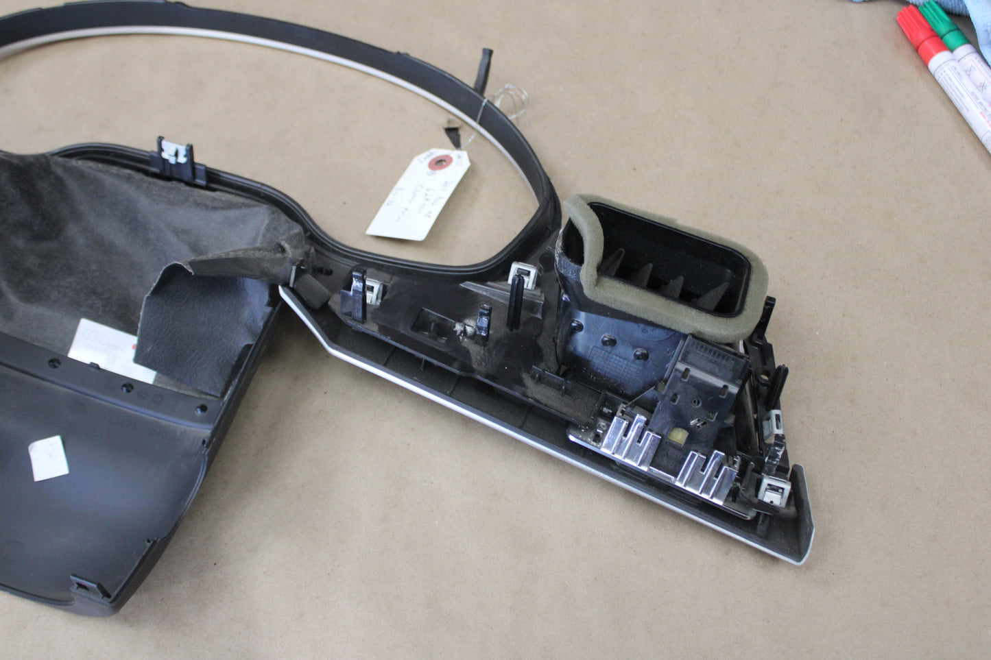 2011-18 Audi A8 Quattro S8 Gauge Cluster Trim Switch Set Vent Bezel Column Cover