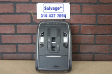 2011-2017 Audi A8 S8 Overhead Console Sunglass Holder Dome Lights Black Sunroof