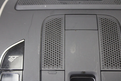 2011-2017 Audi A8 S8 Overhead Console Sunglass Holder Dome Lights Black Sunroof