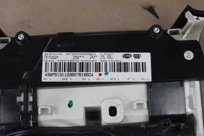 2011-2017 Audi A8 S8 Overhead Console Sunglass Holder Dome Lights Black Sunroof