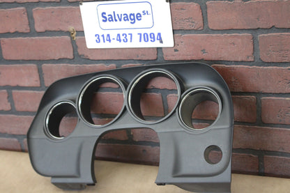 08-10 DODGE CHALLENGER OEM SPEEDOMETER GAUGE CLUSTER BEZEL DASH TRIM PANEL