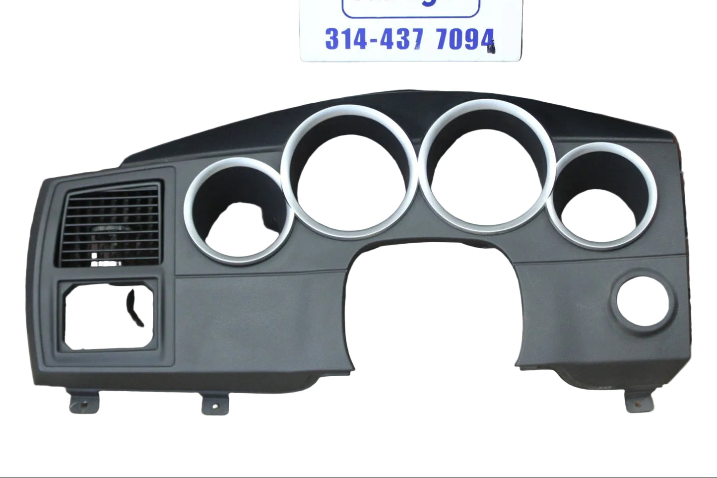 2005-2007 Dodge Charger Magnum Dash Cluster Speedometer Trim Bezel Black OEM