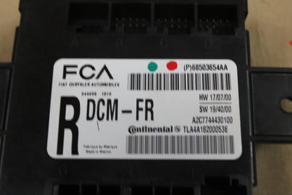 2020 - 2021 DODGE CHALLENGER FRONT RIGHT DOOR CONTROL MODULE UNIT OEM 68503654AA