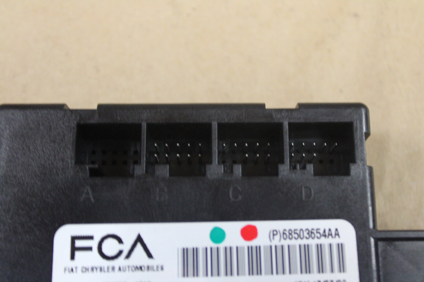 2020 - 2021 DODGE CHALLENGER FRONT RIGHT DOOR CONTROL MODULE UNIT OEM 68503654AA