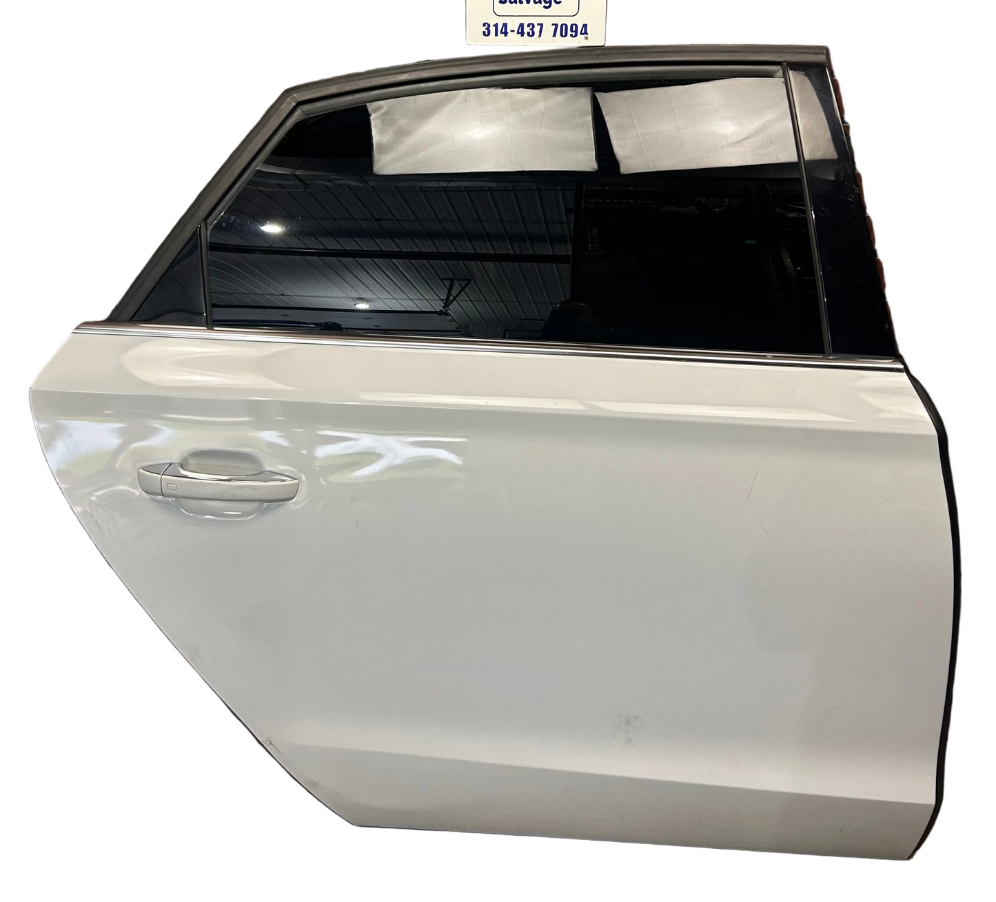 2011 - 2017 AUDI A8 L REAR PASSENGER RIGHT SIDE DOOR SHELL PANEL OEM WHITE