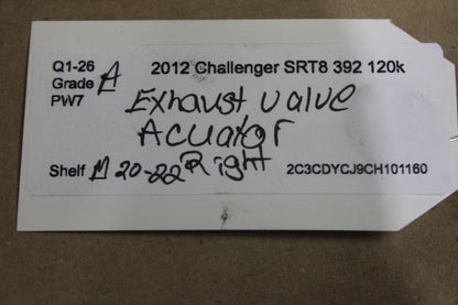2015-2023 Challenger Charger SRT Passenger RH Active Exhaust Valve Actuator OEM