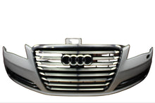 2011-2014 Audi A8L Quattro Front Bumper Cover Panel Assembly W/ Grille White OEM