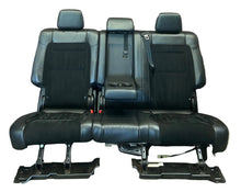 2011-2014 Jeep Grand Cherokee SRT Rear Seat Set Black Leather and Suede