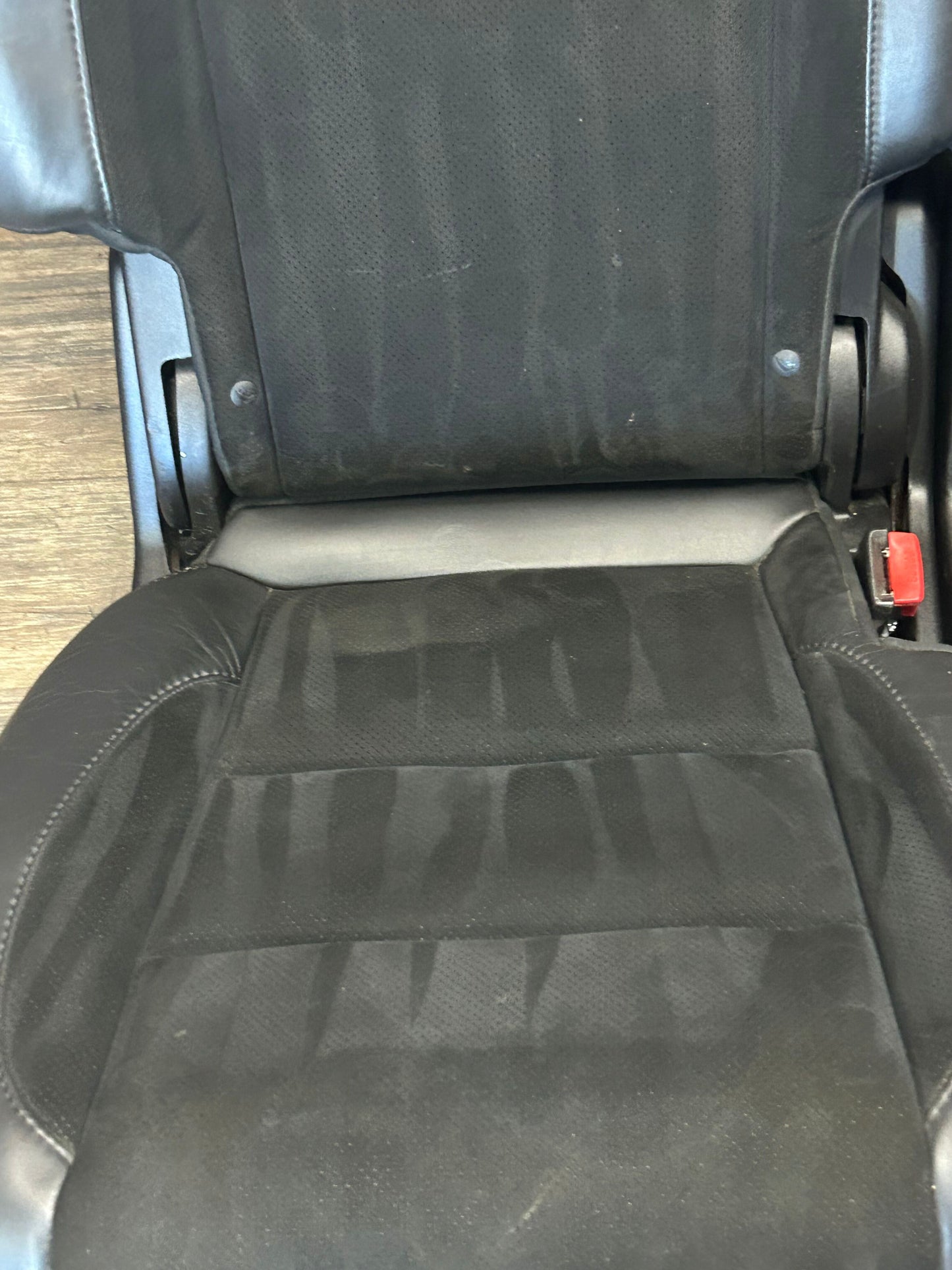2011-2014 Jeep Grand Cherokee SRT Rear Seat Set Black Leather and Suede