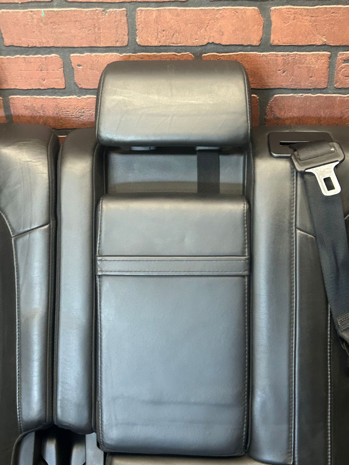 2011-2014 Jeep Grand Cherokee SRT Rear Seat Set Black Leather and Suede