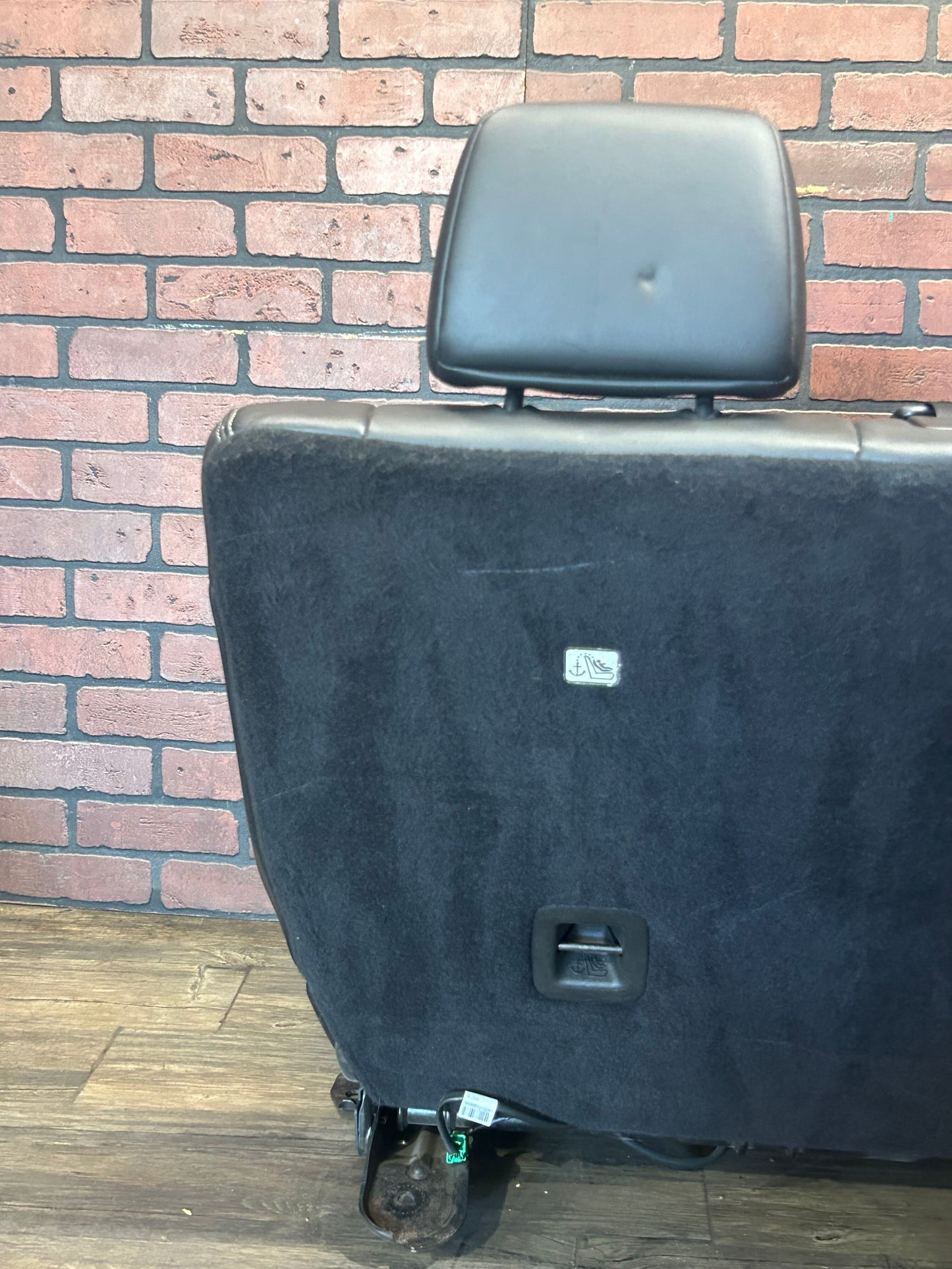 2011-2014 Jeep Grand Cherokee SRT Rear Seat Set Black Leather and Suede