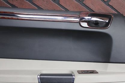 2005-2007 Chrysler 300C SRT-8 Rear Left Driver Door Trim Panel Card Beige OEM