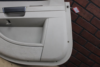 2005-2007 Chrysler 300C SRT-8 Rear Left Driver Door Trim Panel Card Beige OEM