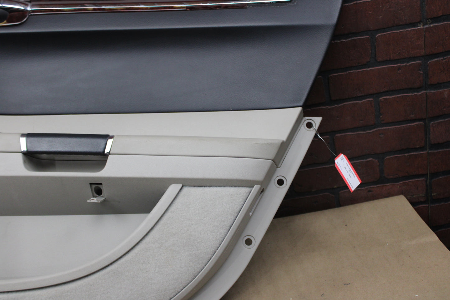 2005-2010 Chrysler 300C SRT-8 Right Rear Door Card Panel Trim Assembly Beige
